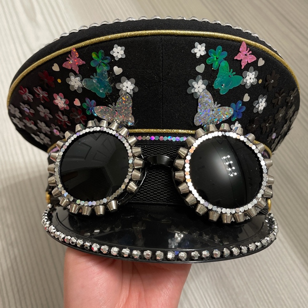 Custom steam punk hat
